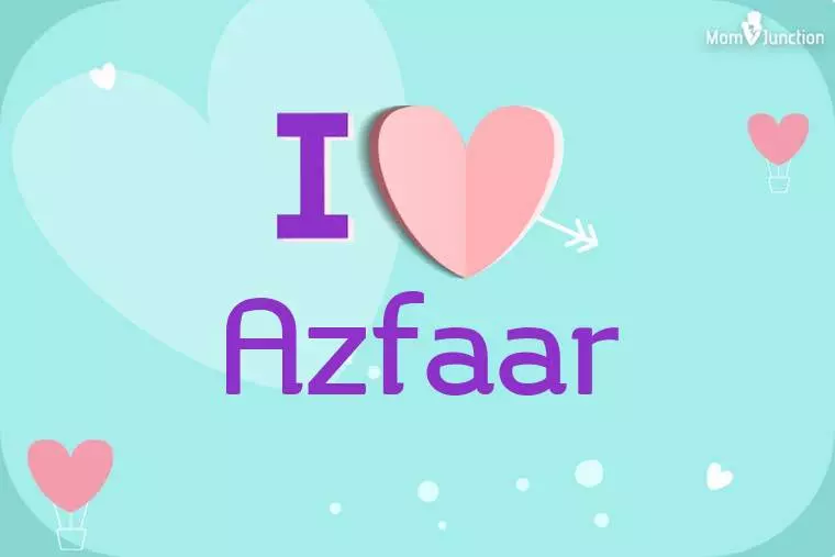 I Love Azfaar Wallpaper