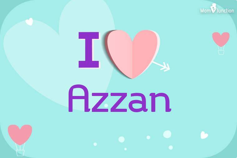 I Love Azzan Wallpaper