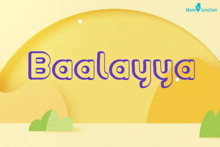 Baalayya 3D Wallpaper