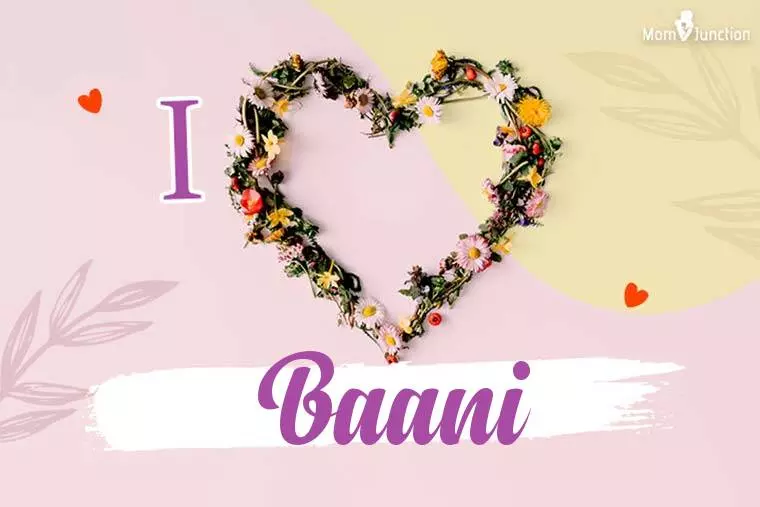 I Love Baani Wallpaper