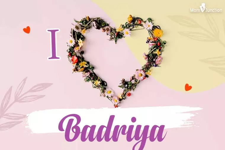 I Love Badriya Wallpaper