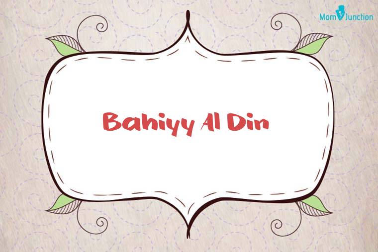 Bahiyy Al Din Stylish Wallpaper