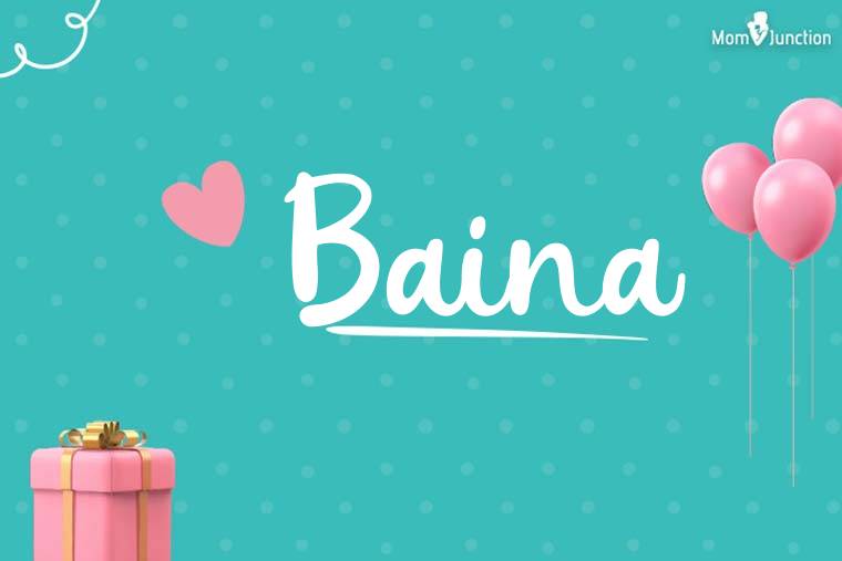Baina Birthday Wallpaper