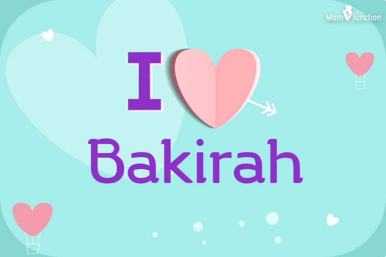 I Love Bakirah Wallpaper
