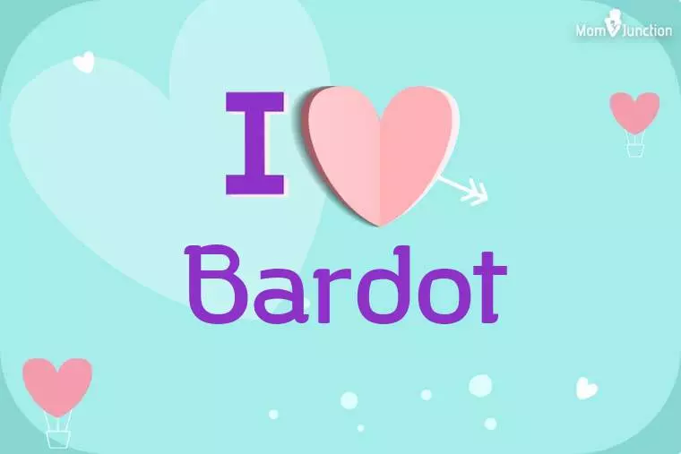 I Love Bardot Wallpaper