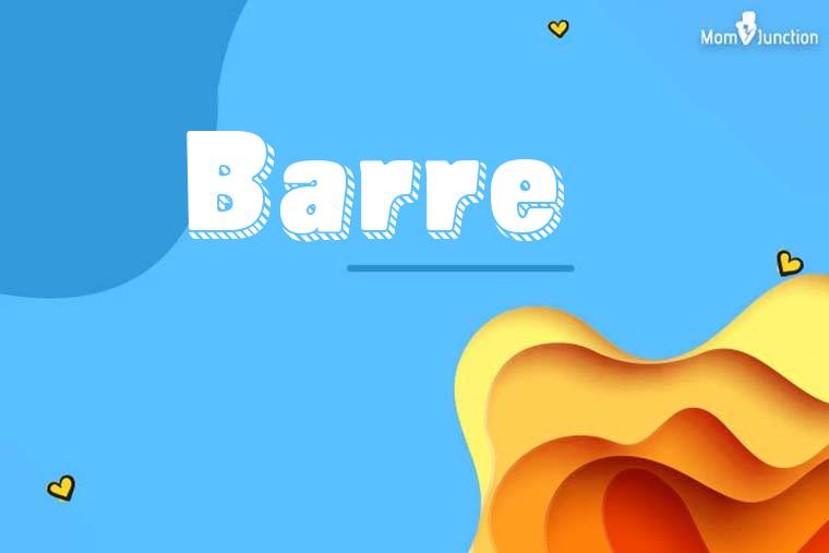 Barre 3D Wallpaper