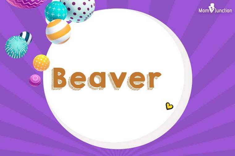 Beaver 3D Wallpaper