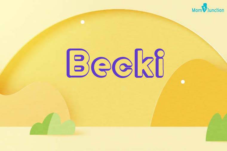 Becki 3D Wallpaper