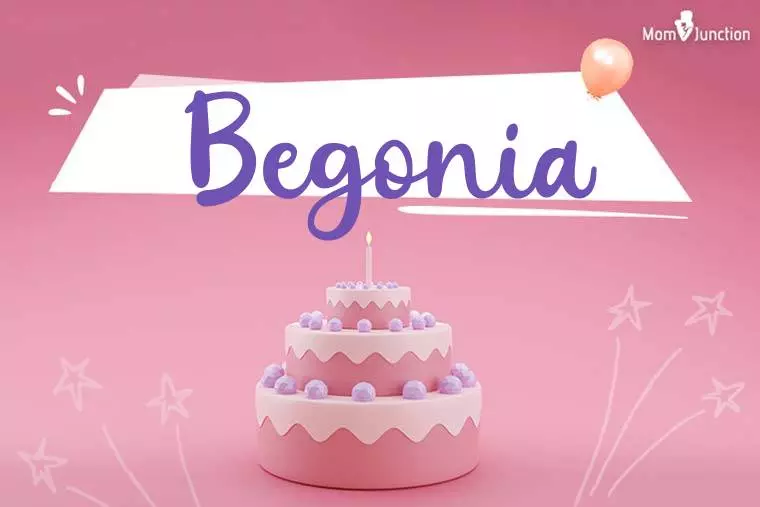 Begonia Birthday Wallpaper