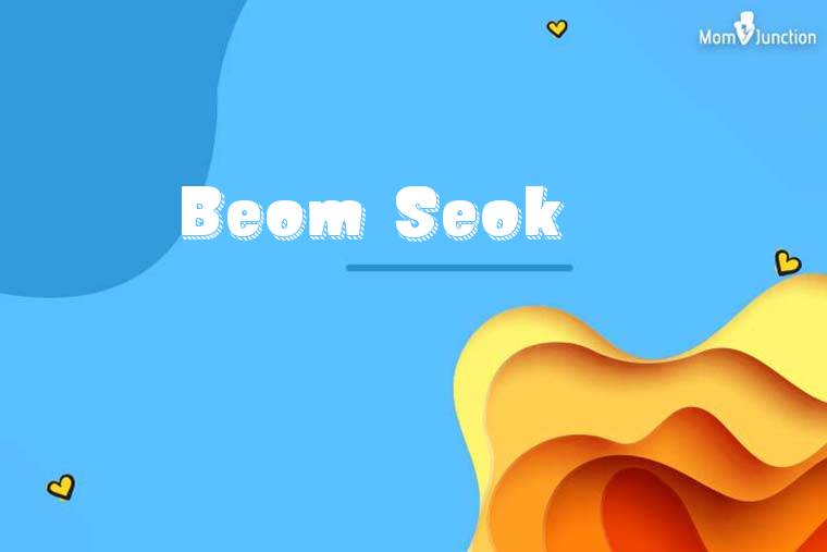 Beom Seok 3D Wallpaper