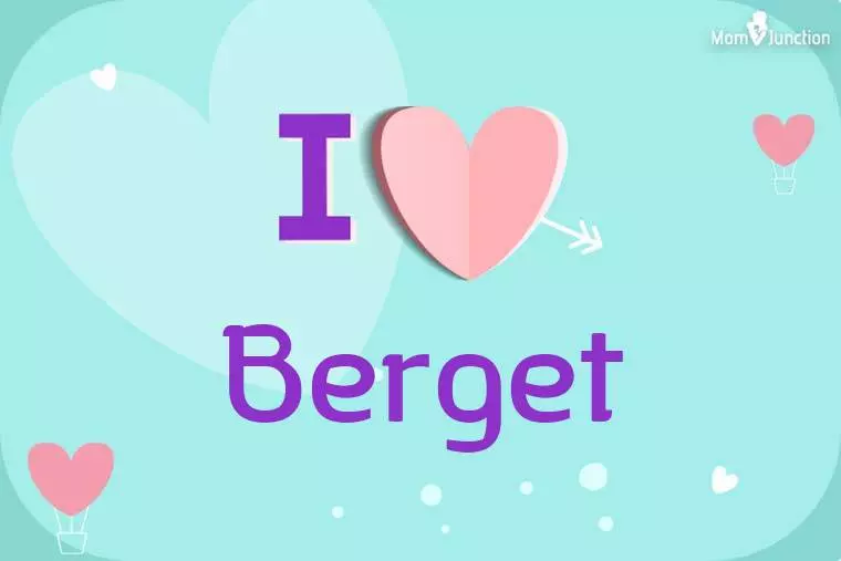 I Love Berget Wallpaper