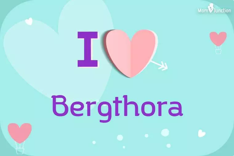 I Love Bergthora Wallpaper