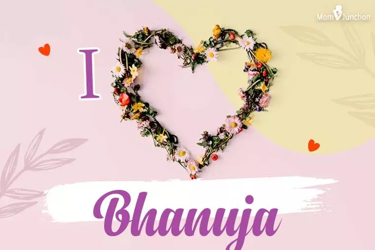 I Love Bhanuja Wallpaper