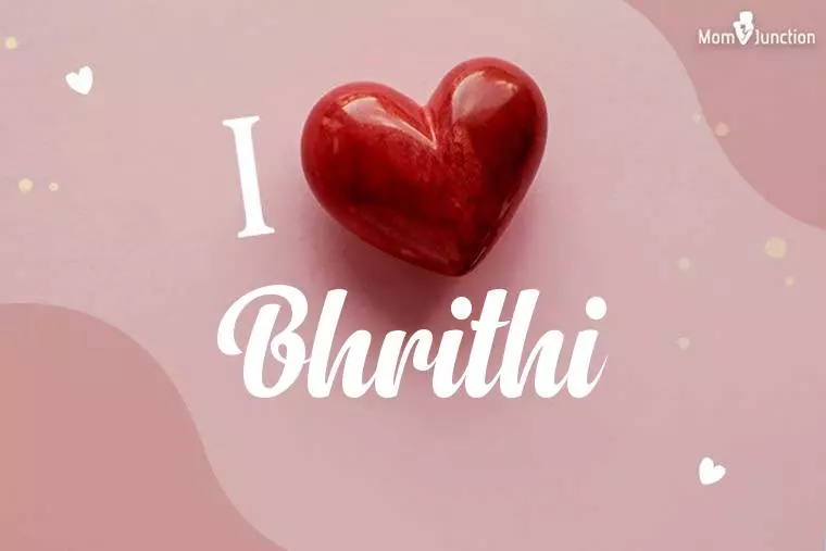 I Love Bhrithi Wallpaper