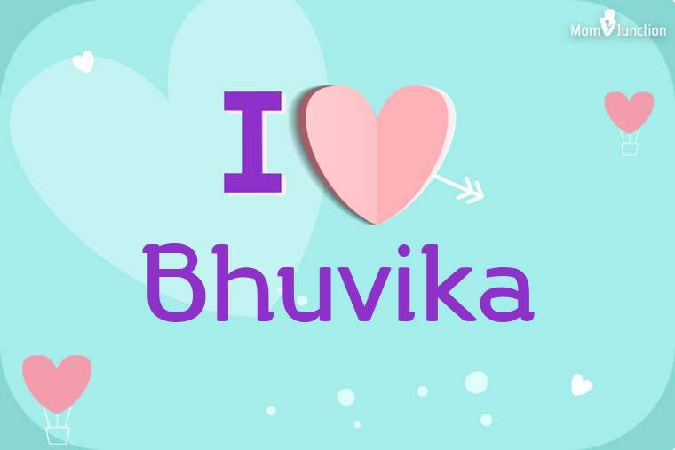 I Love Bhuvika Wallpaper