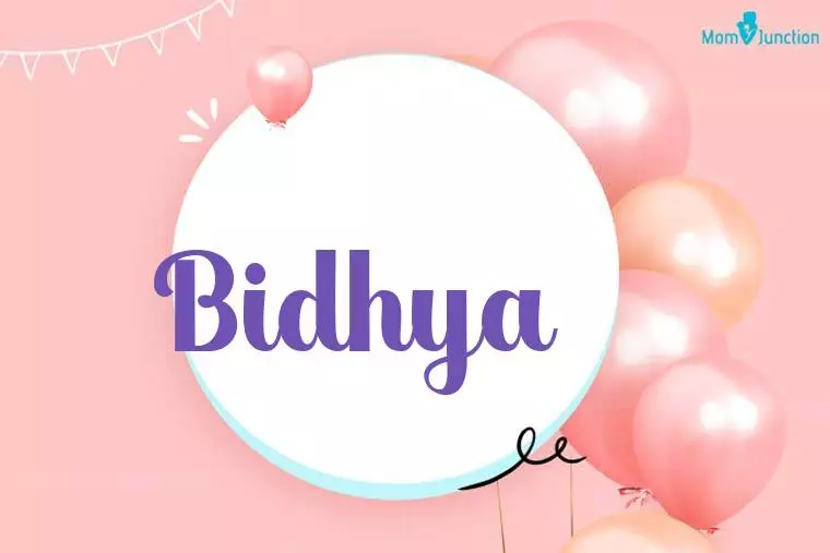 Bidhya Birthday Wallpaper