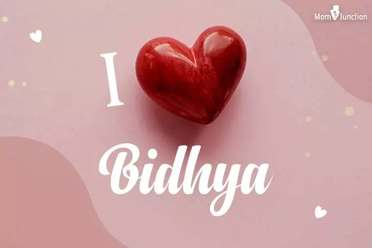 I Love Bidhya Wallpaper