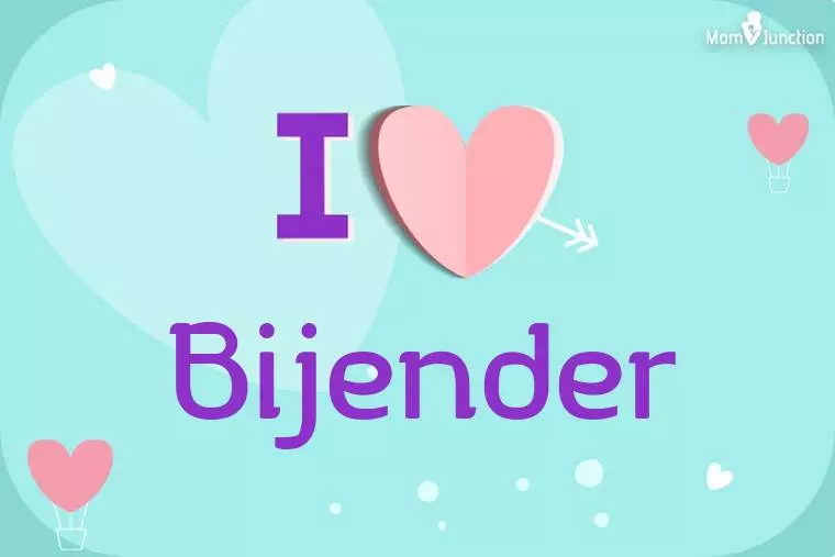 I Love Bijender Wallpaper