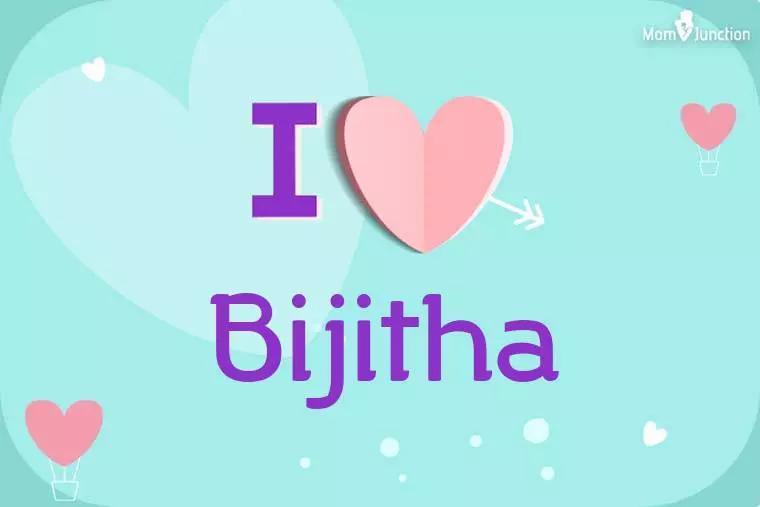 I Love Bijitha Wallpaper