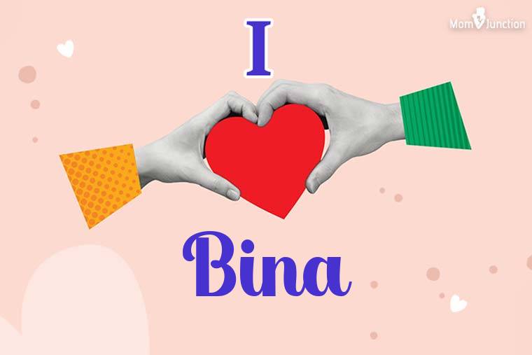 I Love Bina Wallpaper