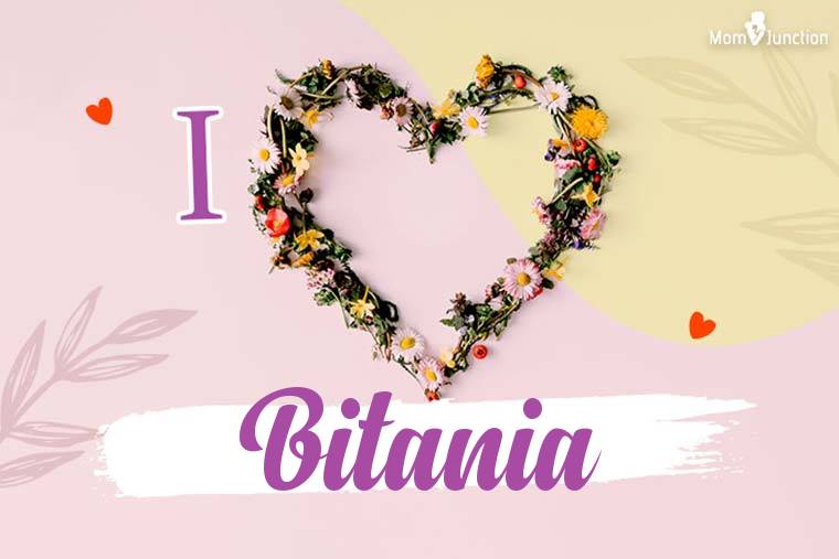 I Love Bitania Wallpaper