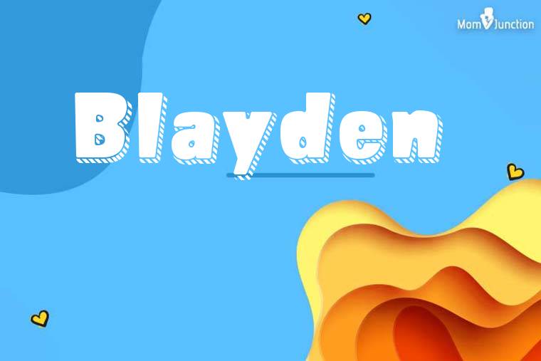 Blayden 3D Wallpaper