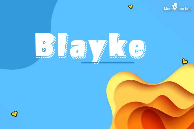 Blayke 3D Wallpaper