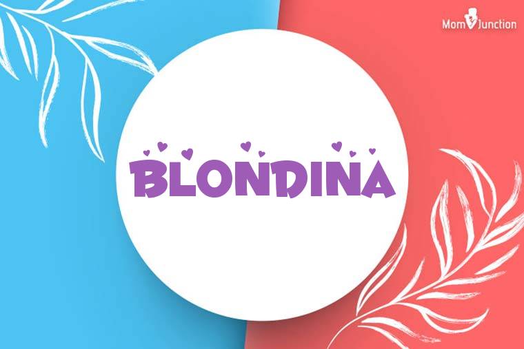 Blondina Stylish Wallpaper