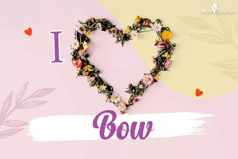 I Love Bow Wallpaper