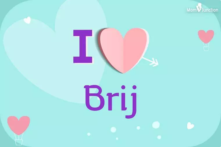 I Love Brij Wallpaper