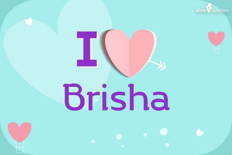 I Love Brisha Wallpaper