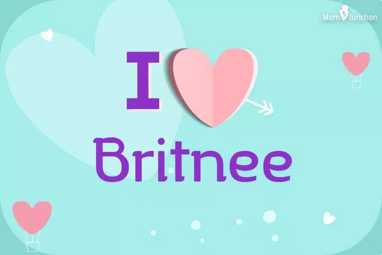 I Love Britnee Wallpaper