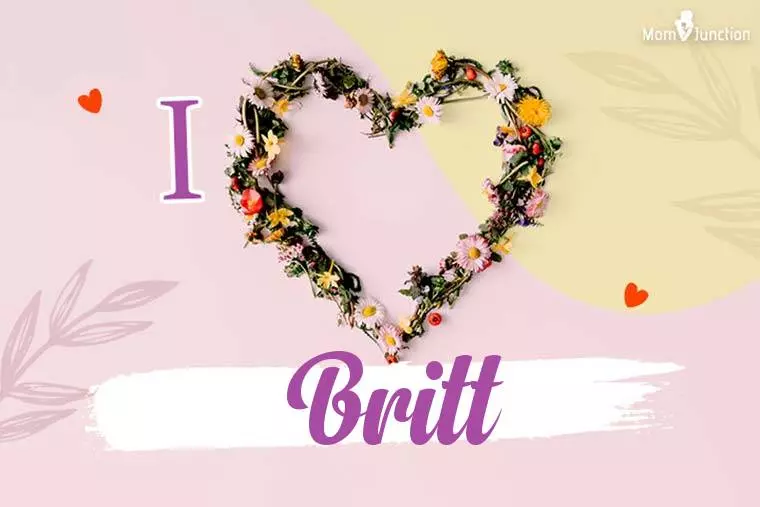 I Love Britt Wallpaper