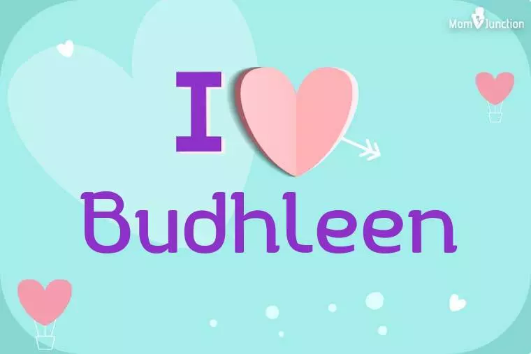 I Love Budhleen Wallpaper