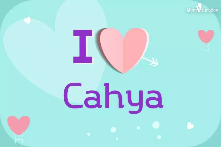 I Love Cahya Wallpaper