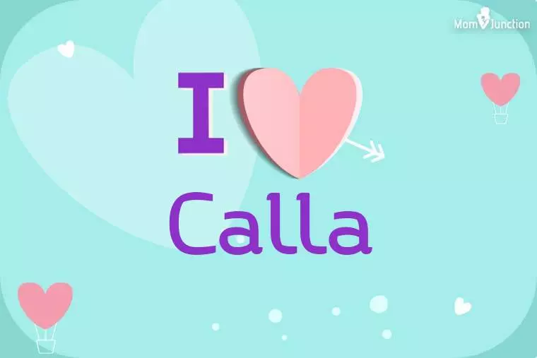 I Love Calla Wallpaper