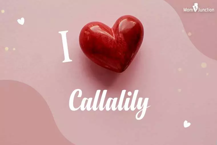 I Love Callalily Wallpaper