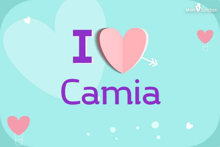 I Love Camia Wallpaper