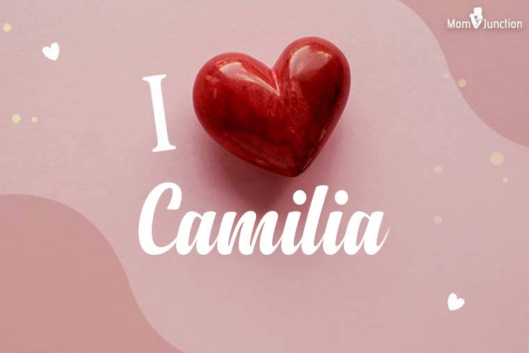 I Love Camilia Wallpaper