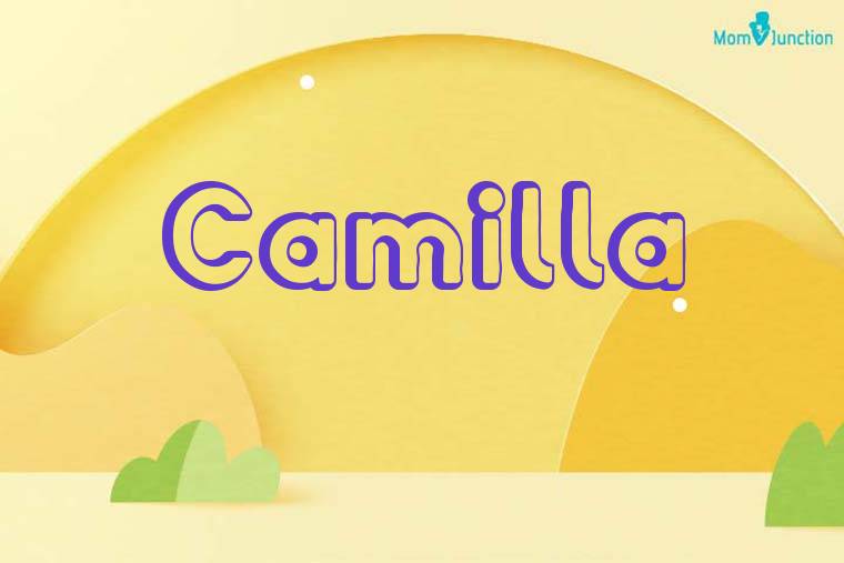 Camilla 3D Wallpaper