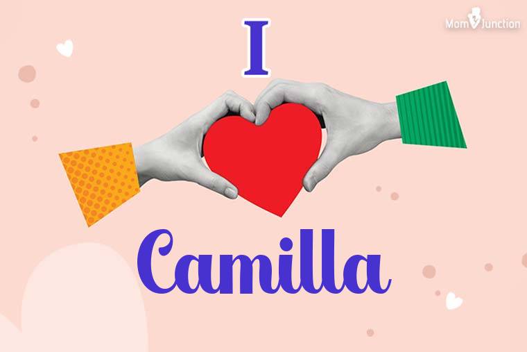 I Love Camilla Wallpaper