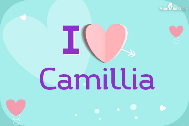 I Love Camillia Wallpaper