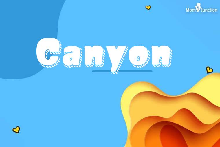 Canyon 3D Wallpaper