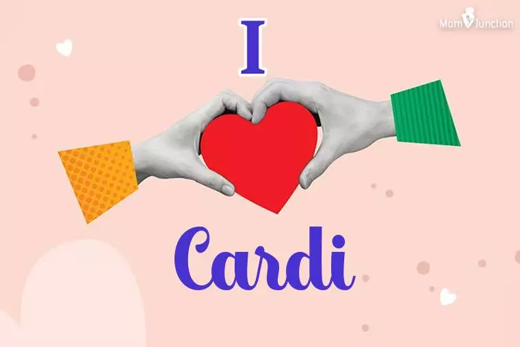 I Love Cardi Wallpaper