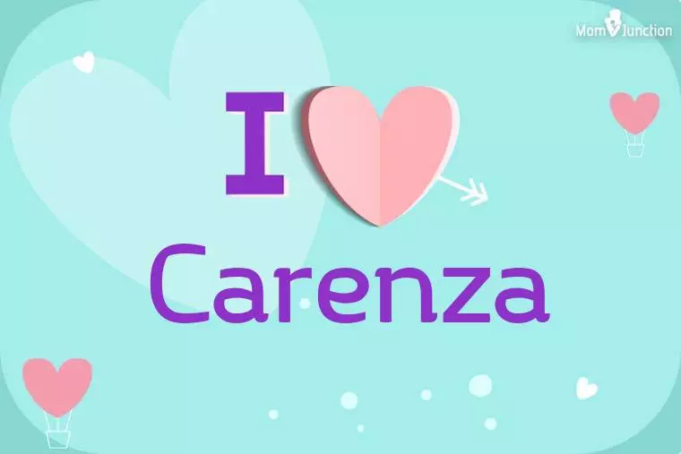 I Love Carenza Wallpaper