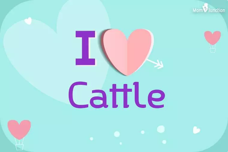 I Love Cattle Wallpaper