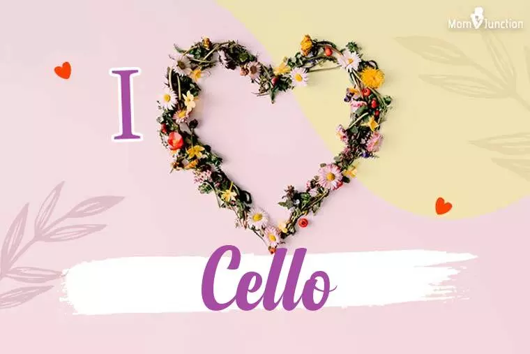 I Love Cello Wallpaper