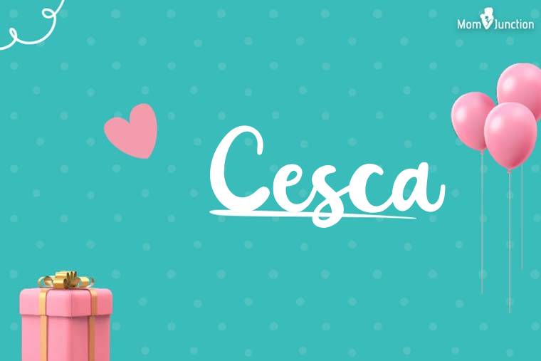 Cesca Birthday Wallpaper