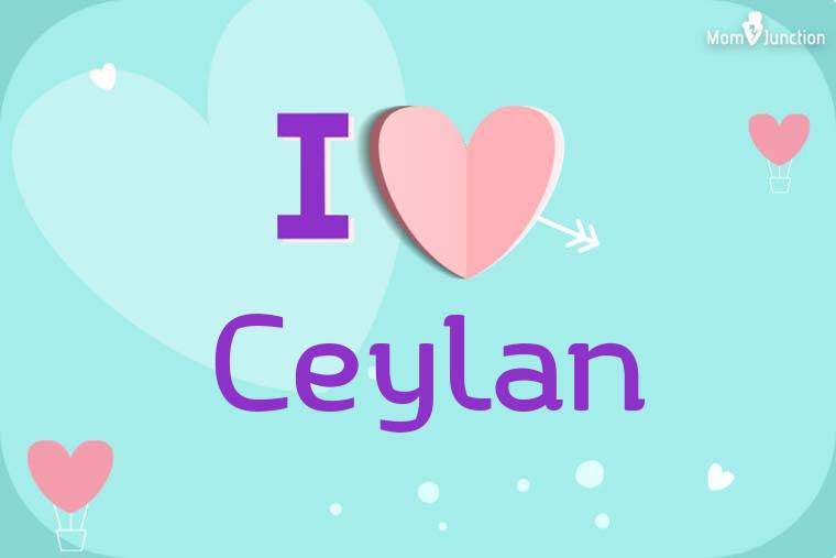 I Love Ceylan Wallpaper
