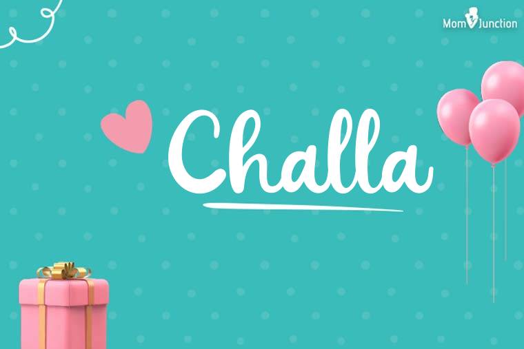 Challa Birthday Wallpaper